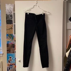 Mid Rise Black Gap Jeans